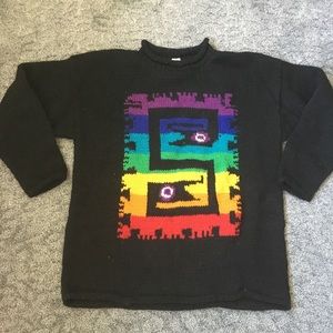 Nepal 100% Wool Snake Sweater